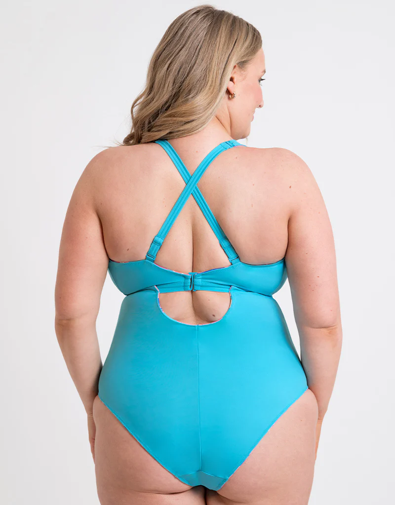 Curvy Kate Ibiza Reversible Non-Wired Multiway Swimsuit Print Mix - Image 9