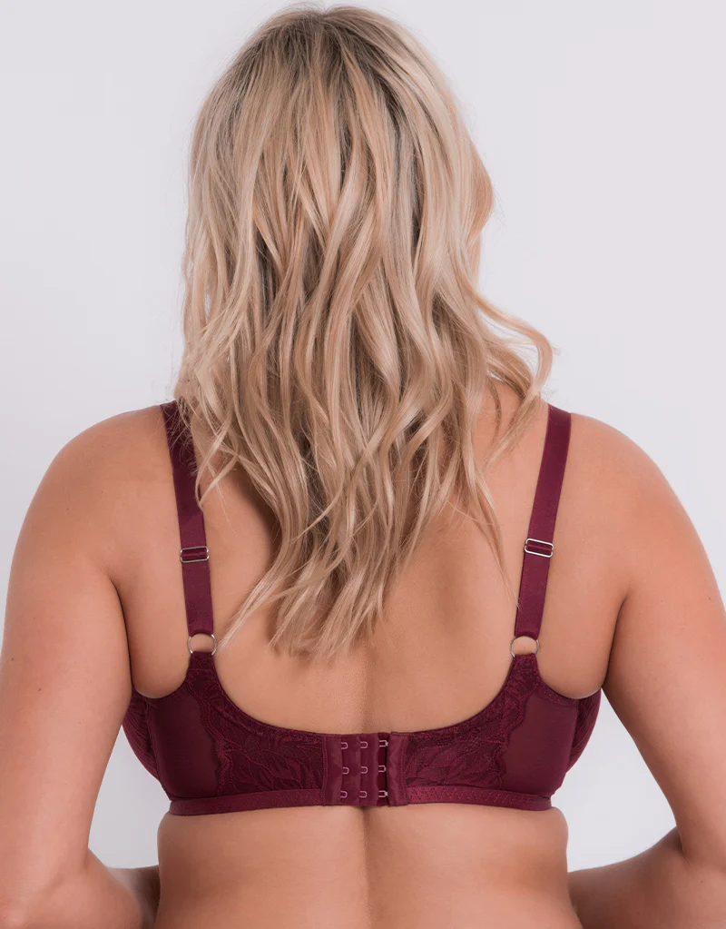 Curvy Kate Lace Daze Balcony Bra Claret - Image 5