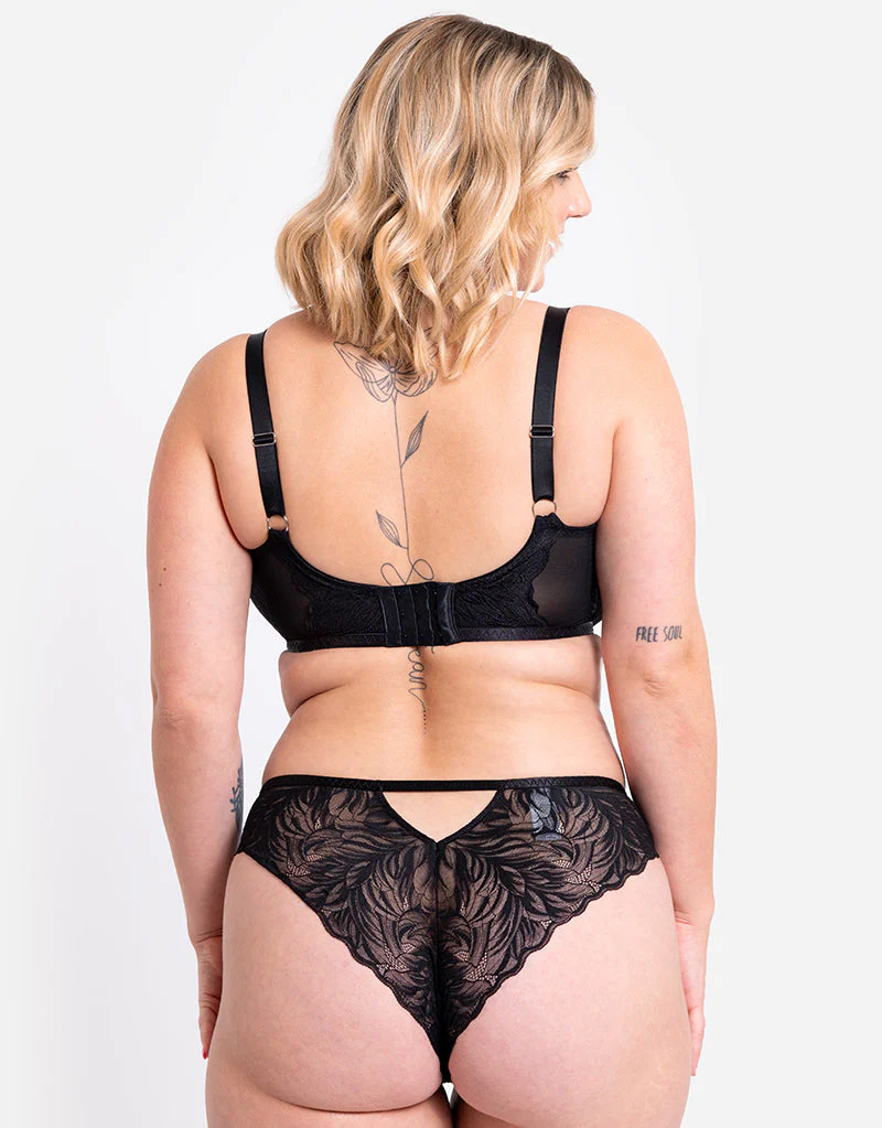 Curvy Kate Lace Daze Brazilian Brief Black - Image 4