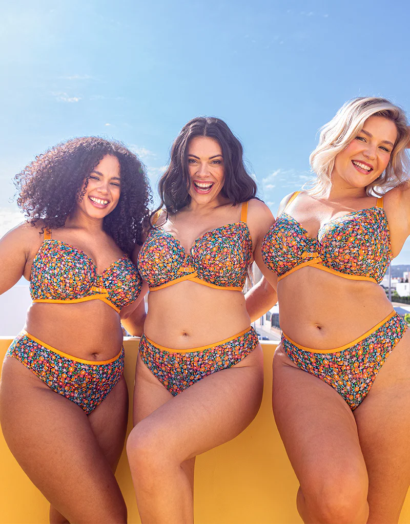 Curvy Kate Lace Daze Brazilian Brief Floral Print - Image 5
