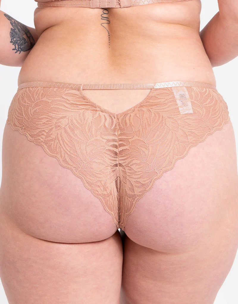 Curvy Kate Lace Daze Brazilian Brief Latte - Image 2