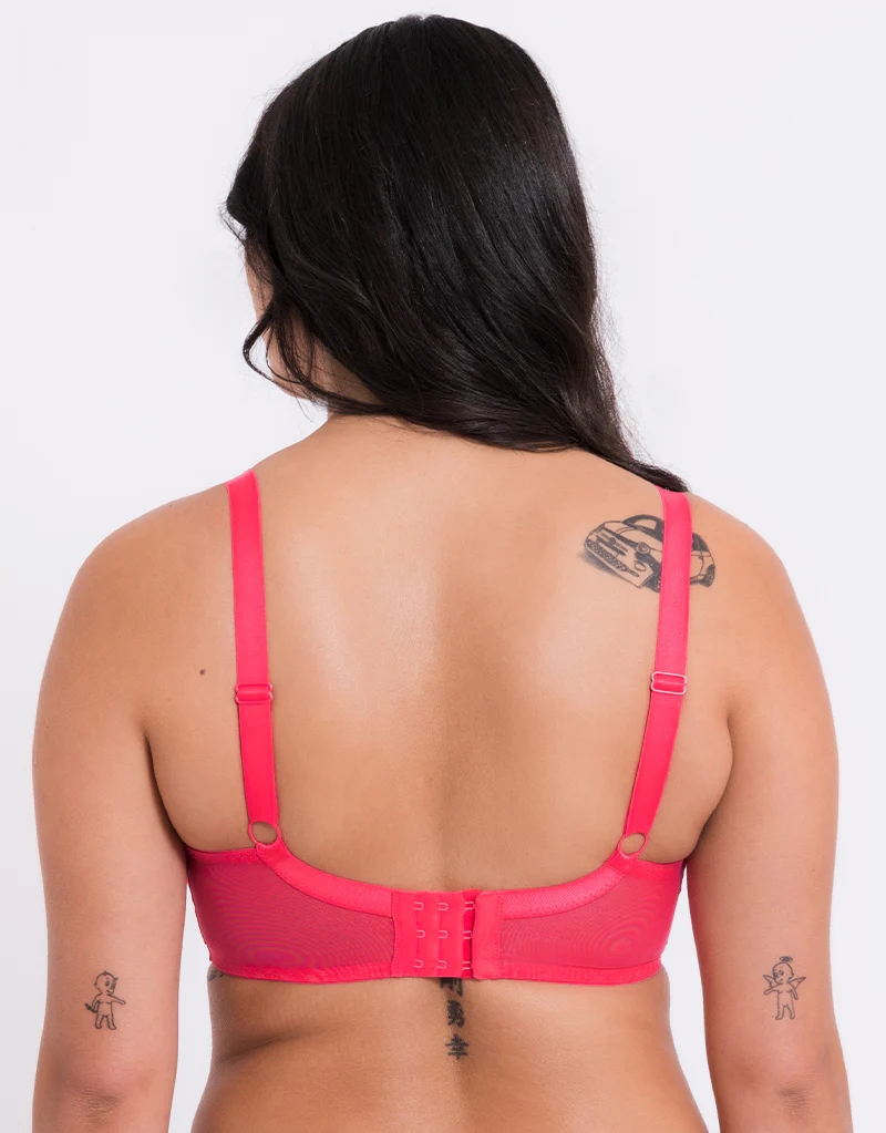 Curvy Kate Lifestyle Plunge Bra Bright Pink - Image 5