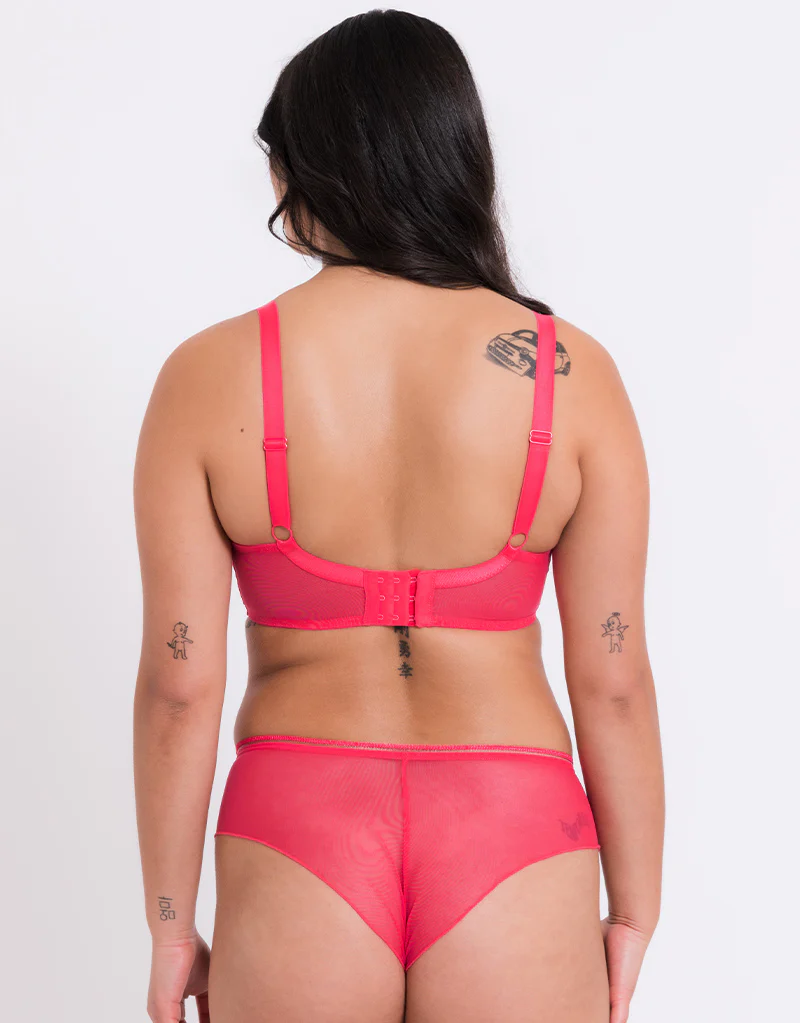 Curvy Kate Lifestyle Plunge Bra Bright Pink - Image 6