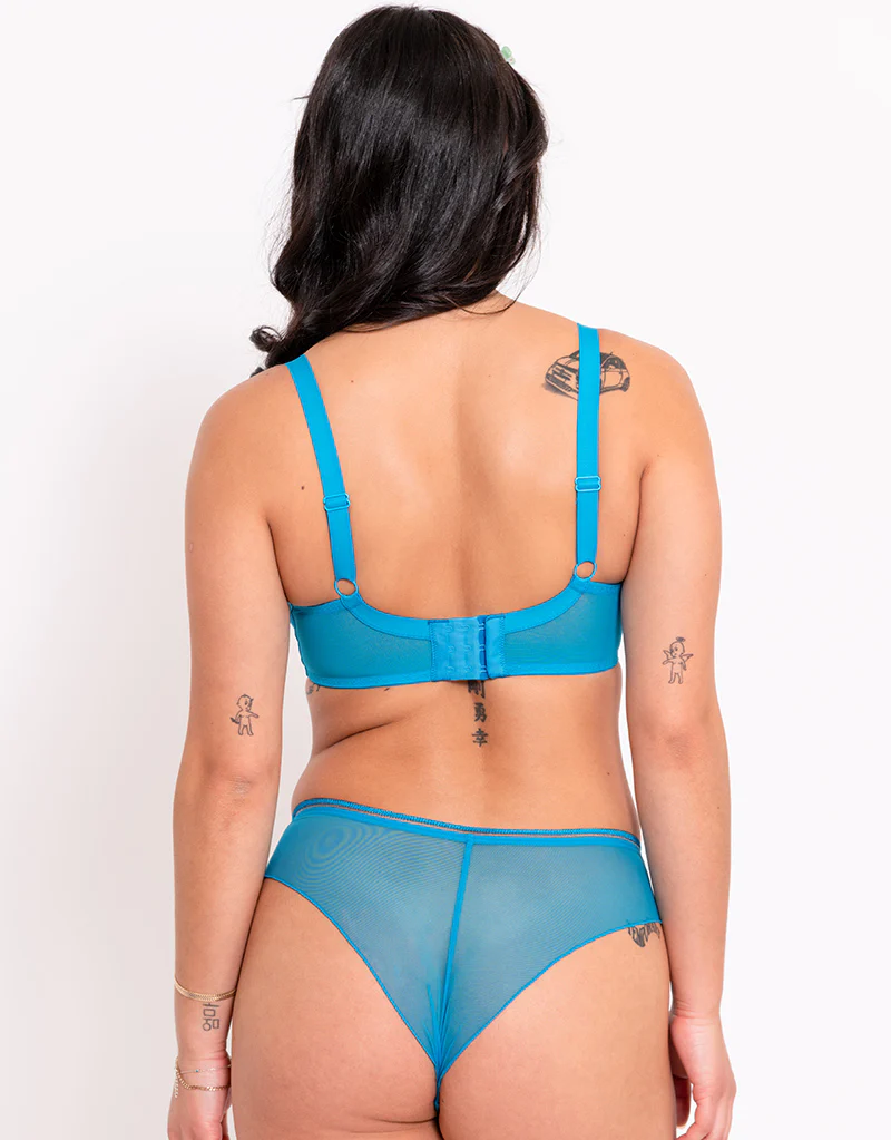 Curvy Kate Lifestyle Plunge Bra Capri Blue - Image 6