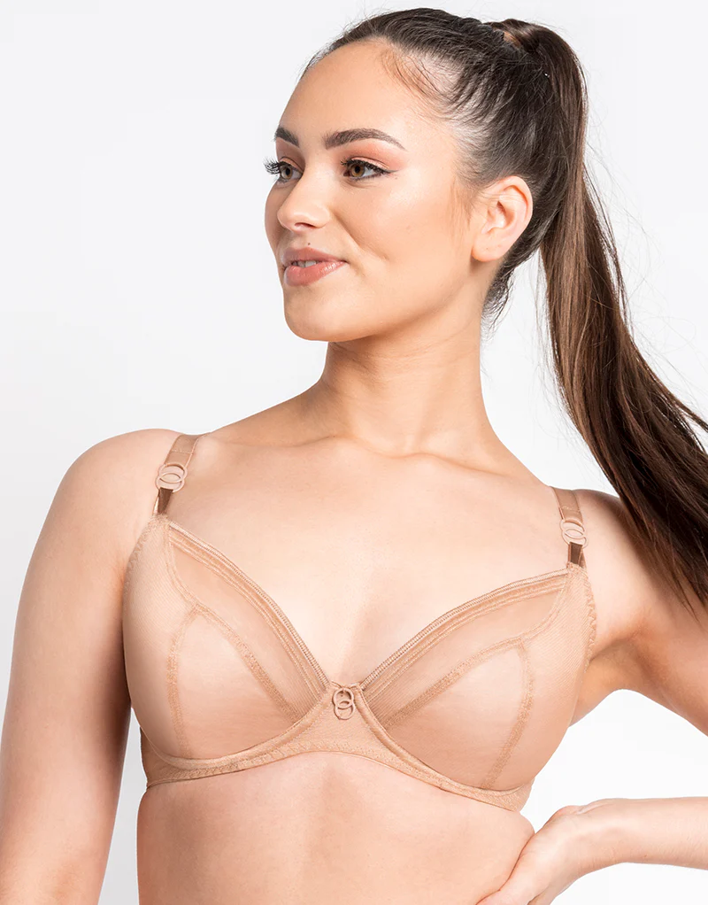Curvy Kate Lifestyle Plunge Bra Latte - Image 3
