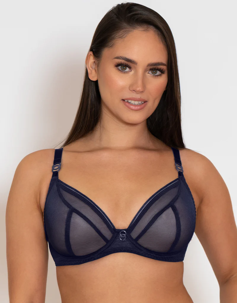 Curvy Kate Lifestyle Plunge Bra Navy - Image 3