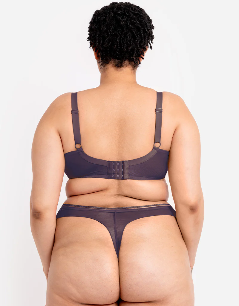 Curvy Kate Lifestyle Plunge Bra Plum Purple - Image 7