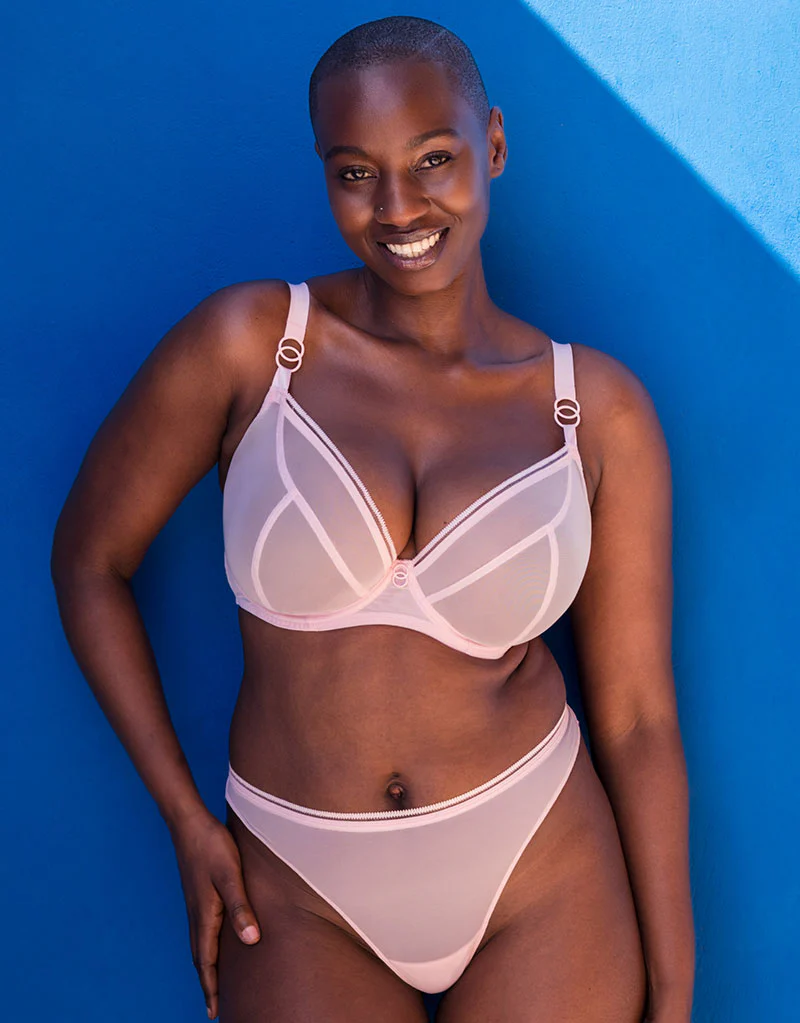 Curvy Kate Lifestyle Plunge Bra Blush Pink - Image 2