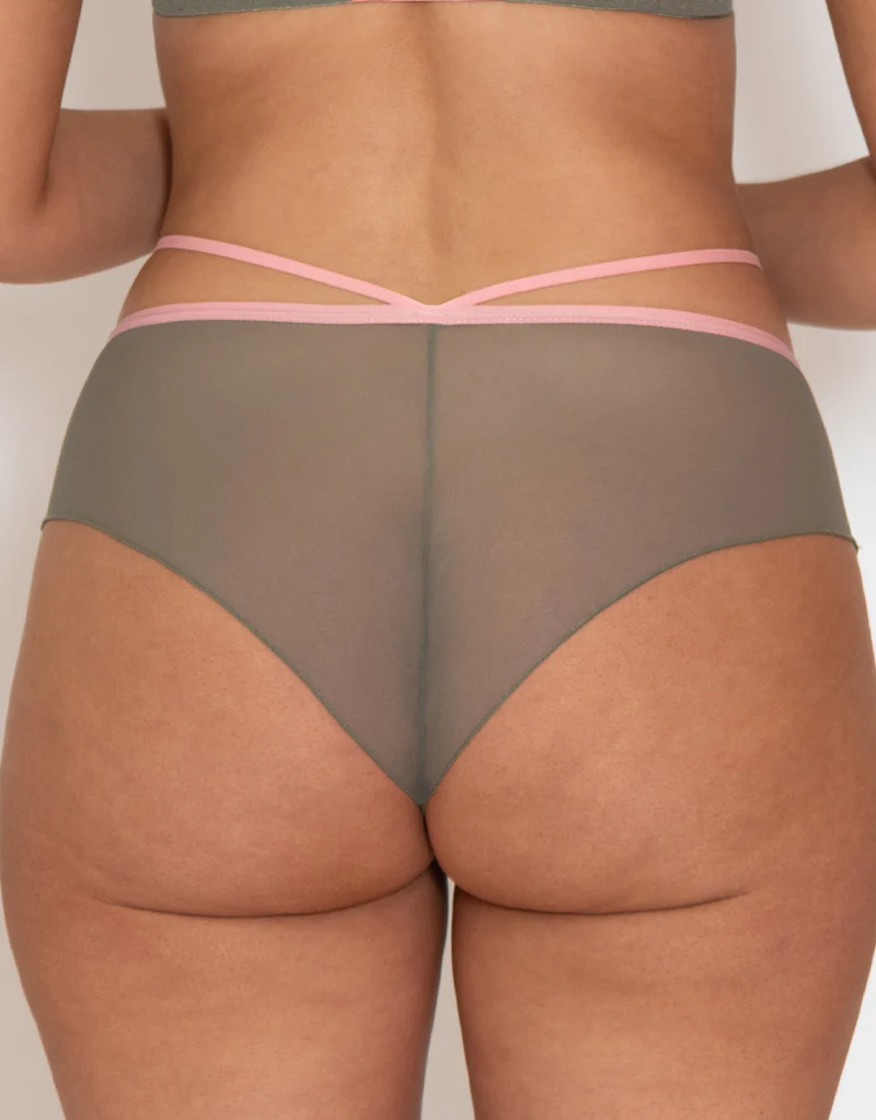 Curvy Kate Lifestyle X Short Khaki/Pink - Image 2