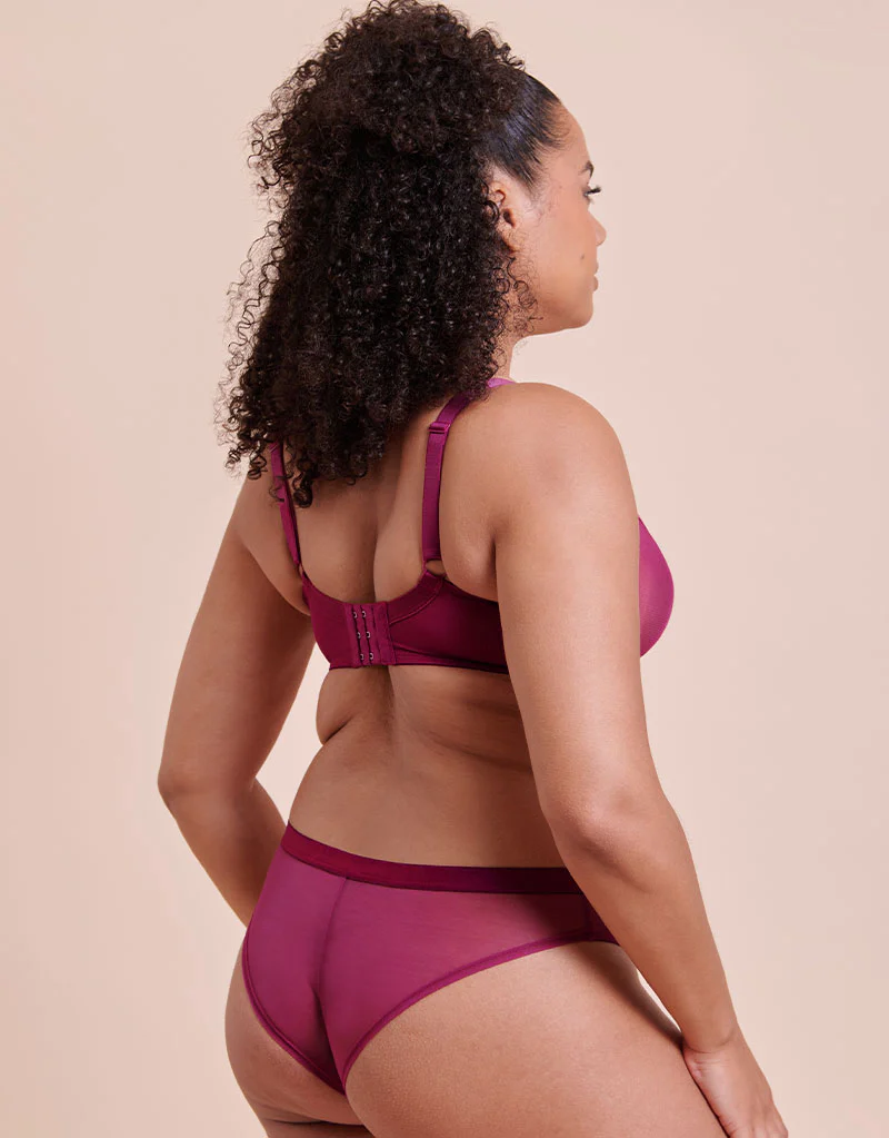 Curvy Kate Lightstyle Plunge Bra Berry Purple - Image 6