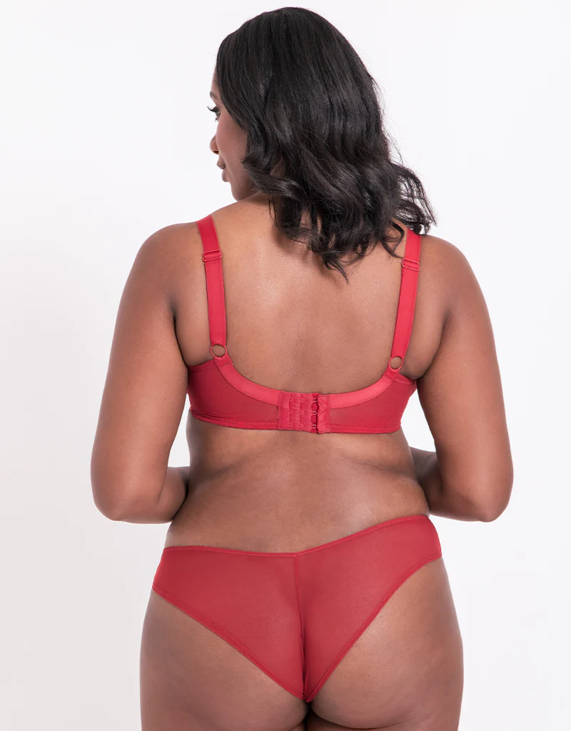 Curvy Kate Love Me Lace Plunge Bra Claret - Image 6