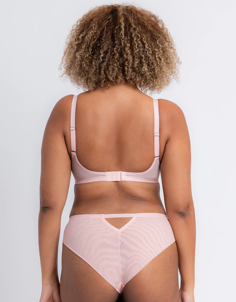 Curvy Kate Lucky Star Plunge Bra Blush Pink - Image 5