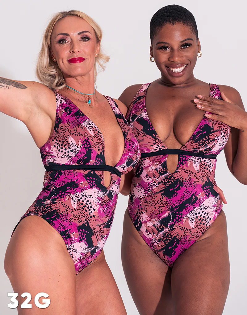 Curvy Kate Pool Party Reversible Non-Wired Multiway Swimsuit Print Mix - Image 10