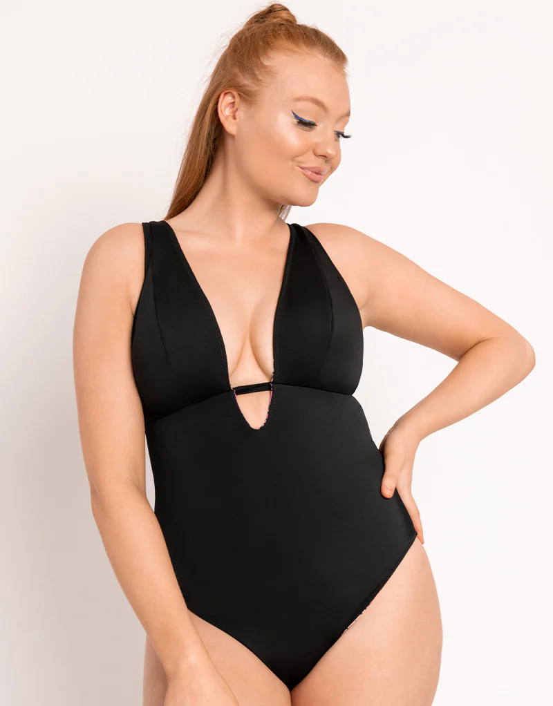 Curvy Kate Pool Party Reversible Non-Wired Multiway Swimsuit Print Mix - Image 7