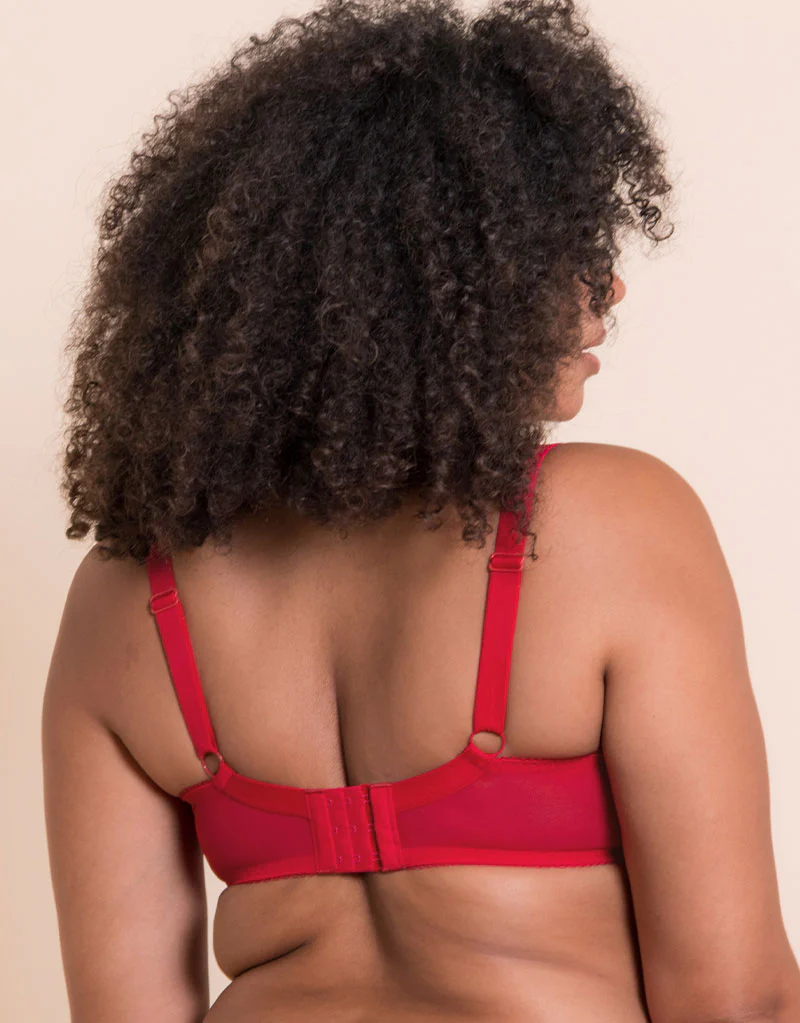Curvy Kate Pucker Up Deep Plunge Bra Lipstick Red - Image 6