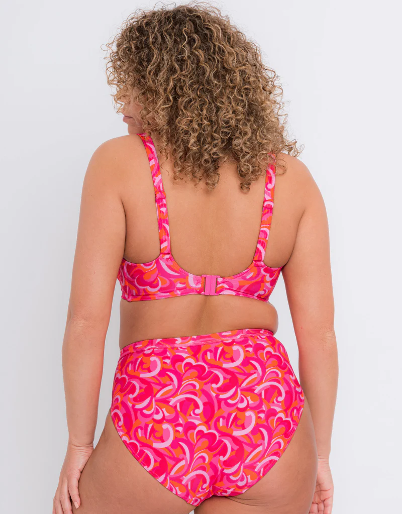Curvy Kate Retro Wave High Waist Bikini Brief Print Mix - Image 4