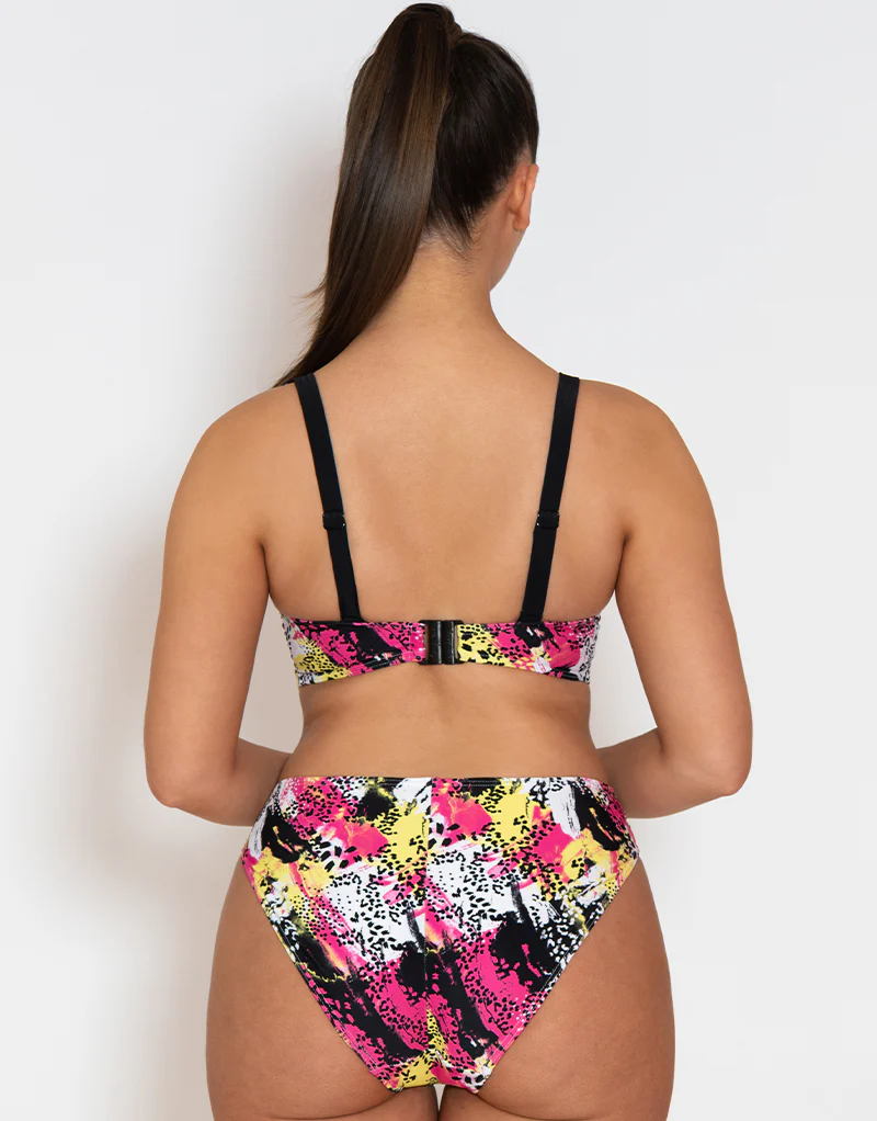 Curvy Kate Sea Leopard Non Wired Plunge Swimsuit Print Mix - Image 7