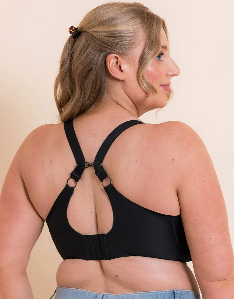 Curvy Kate Smoothie Spacer Moulded T-Shirt Plunge Bra Black - Image 7