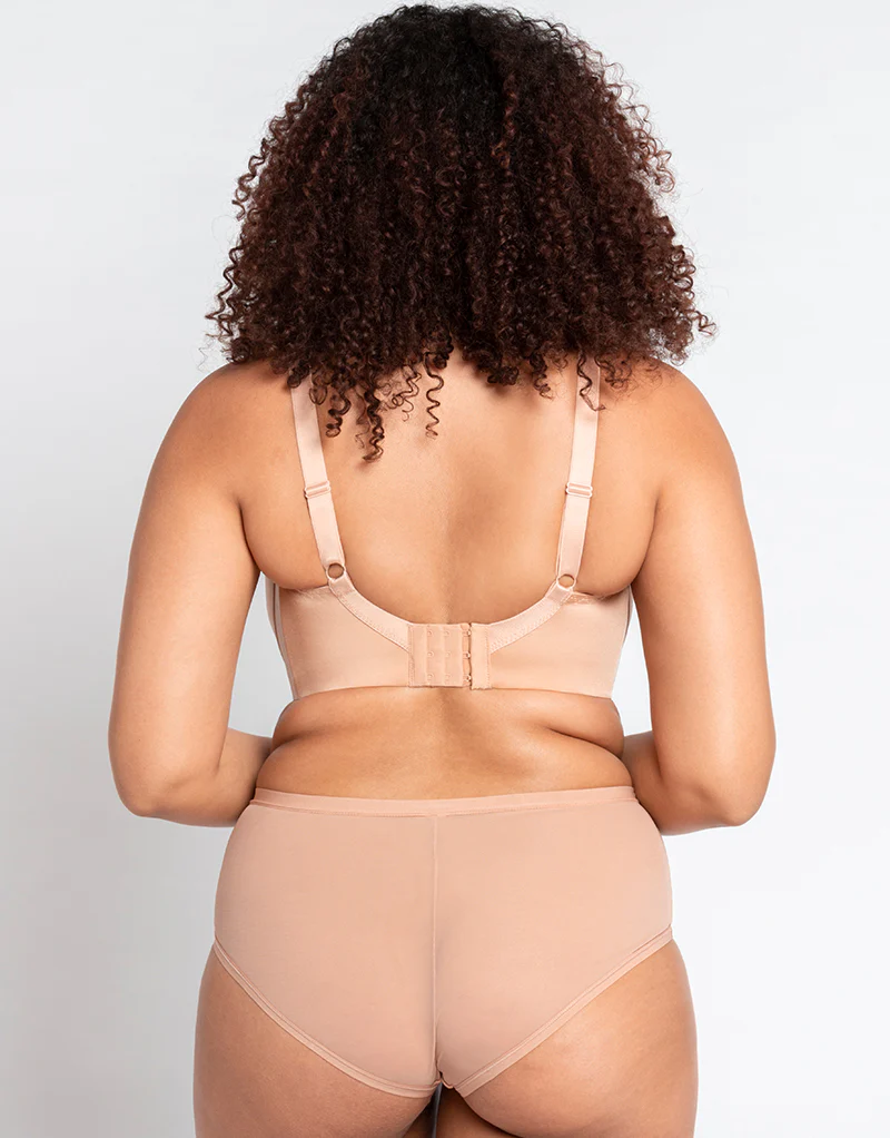 Curvy Kate Smoothie T-Shirt Balcony Moulded Bra Latte - Image 7