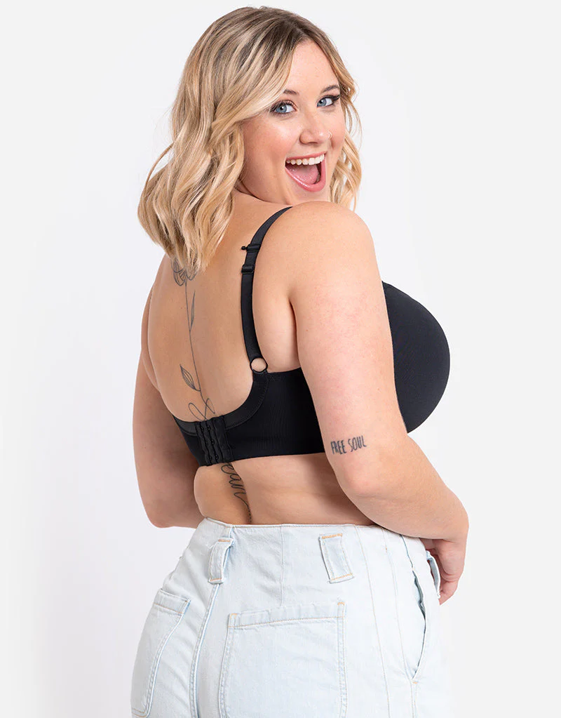 Curvy Kate Smoothie T-Shirt Plunge Black - Image 7