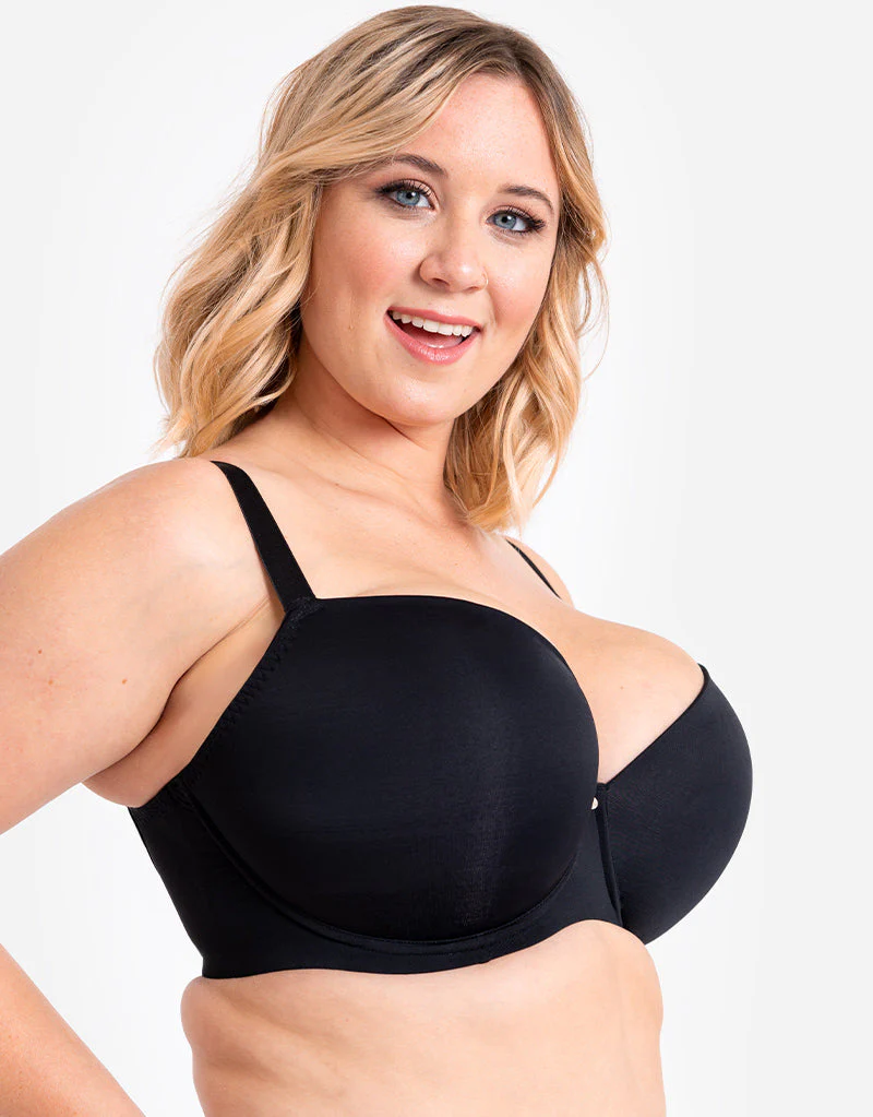 Curvy Kate Smoothie T-Shirt Plunge Black - Image 8