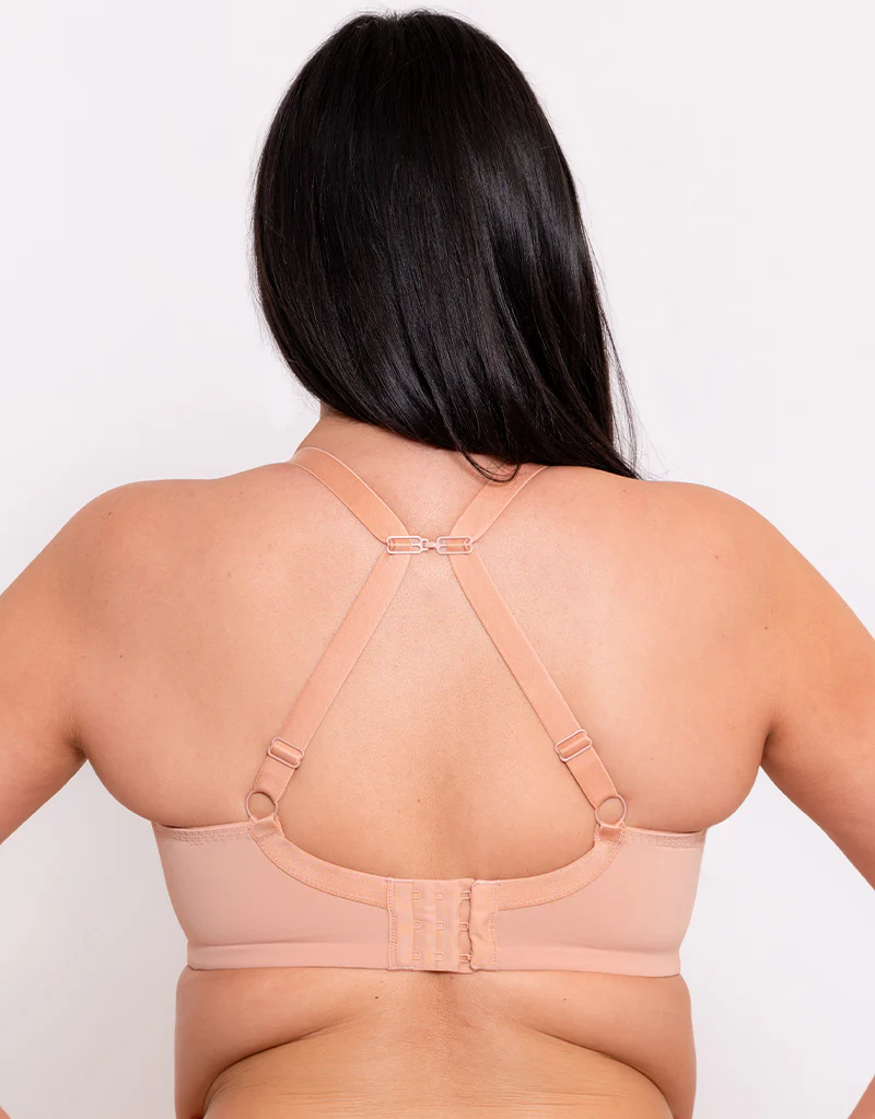 Curvy Kate Smoothie T-Shirt Plunge Latte - Image 7