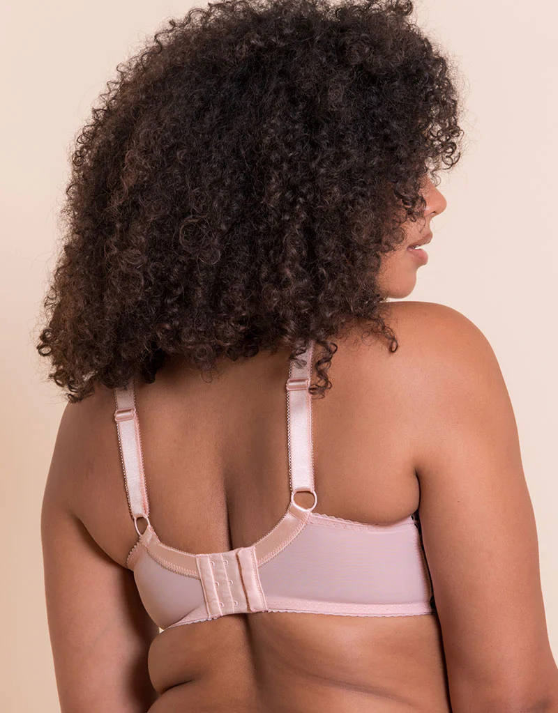Curvy Kate Spellbound Balcony Bra Blush/Black Print - Image 5