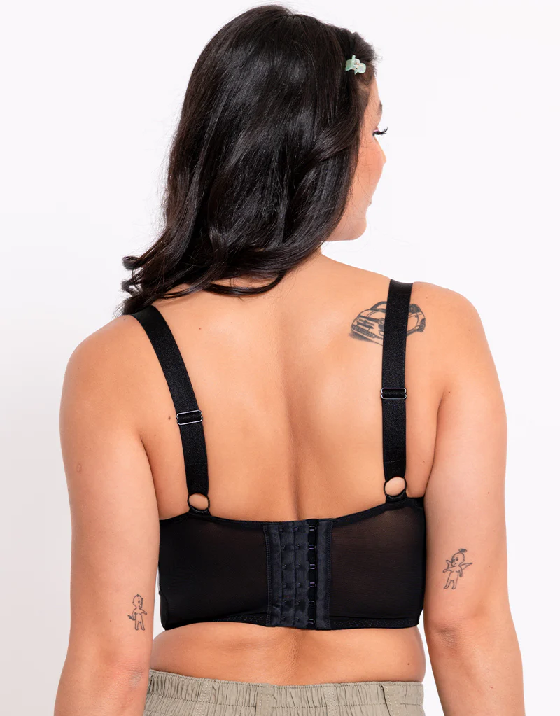 Curvy Kate Storm Scooped Longline Balcony Bra Black - Image 5