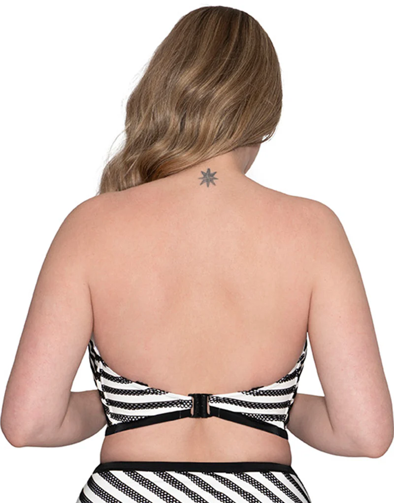 Curvy Kate Sunseeker Bandeau Bikini Top Monochrome - Image 5