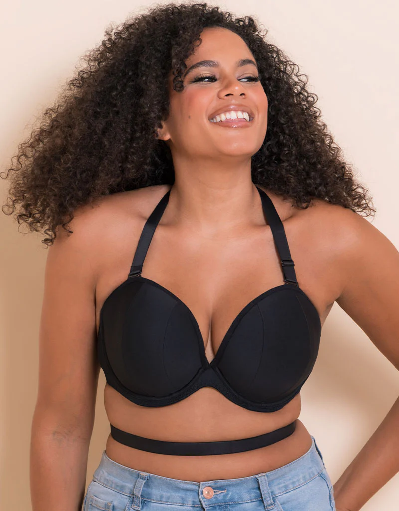 Curvy Kate Superhero Multiway Padded Plunge Bra Black - Image 10