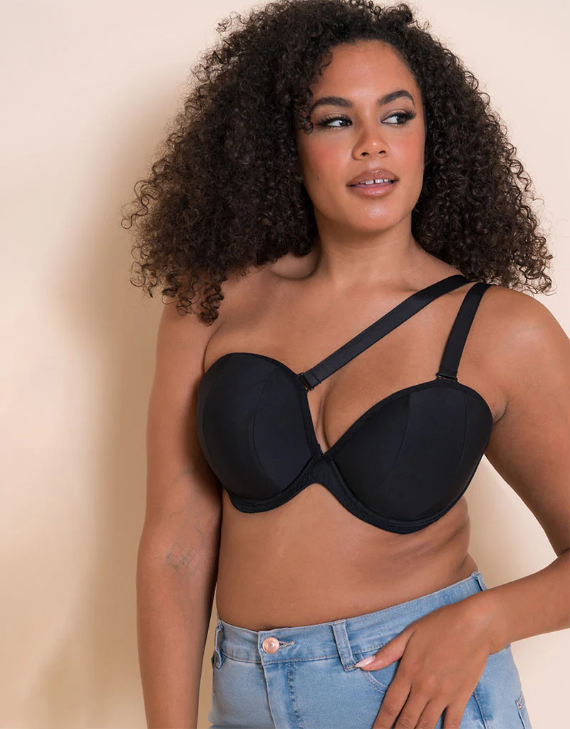 Curvy Kate Superhero Multiway Padded Plunge Bra Black - Image 13