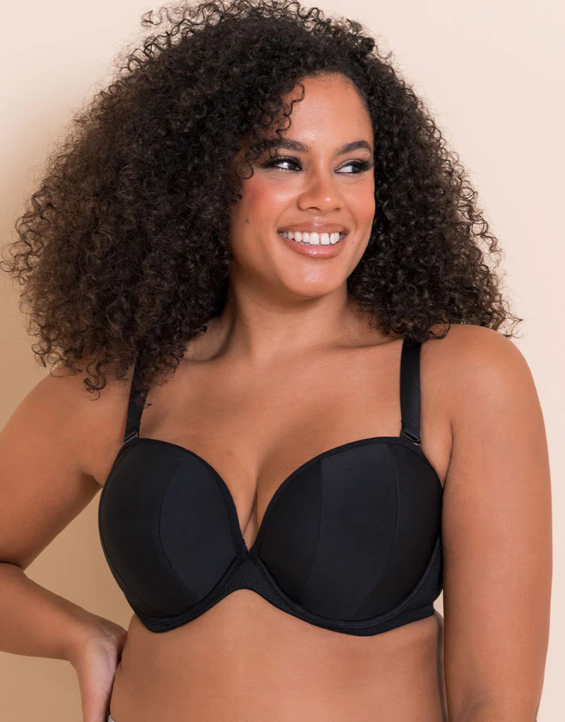 Curvy Kate Superhero Multiway Padded Plunge Bra Black - Image 6