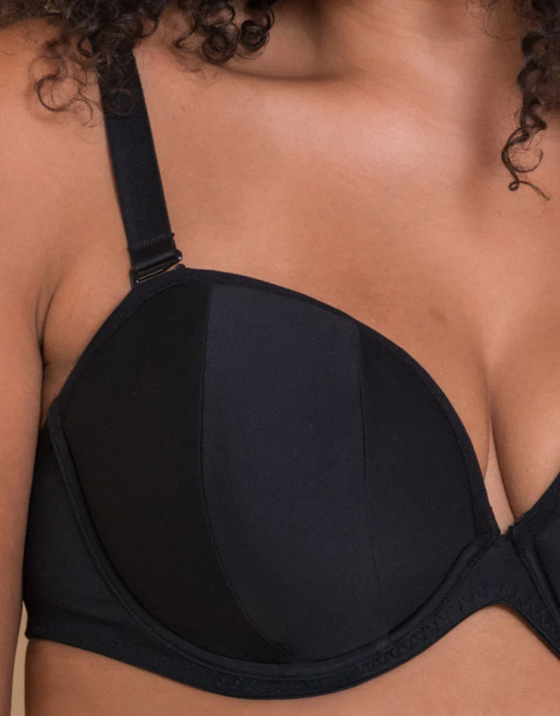 Curvy Kate Superhero Multiway Padded Plunge Bra Black - Image 7