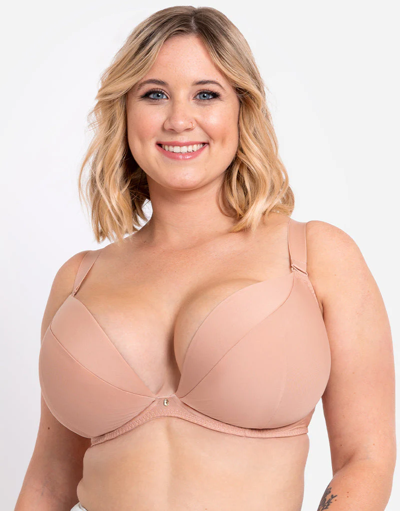 Curvy Kate Superplunge Multiway Padded Plunge Bra Latte - Image 4
