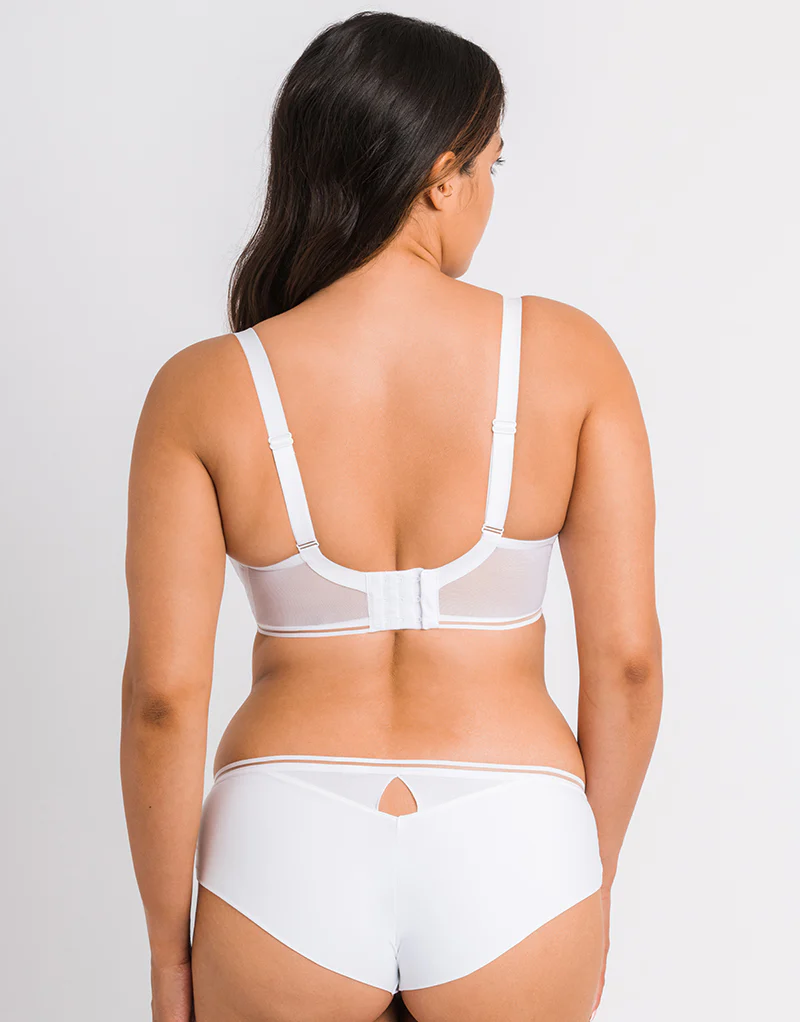Curvy Kate Top Spot Balcony Bra White - Image 6