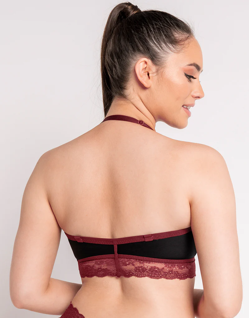Curvy Kate Twice the Fun Reversible Non-Wired Bralette Oxblood/Black - Image 7