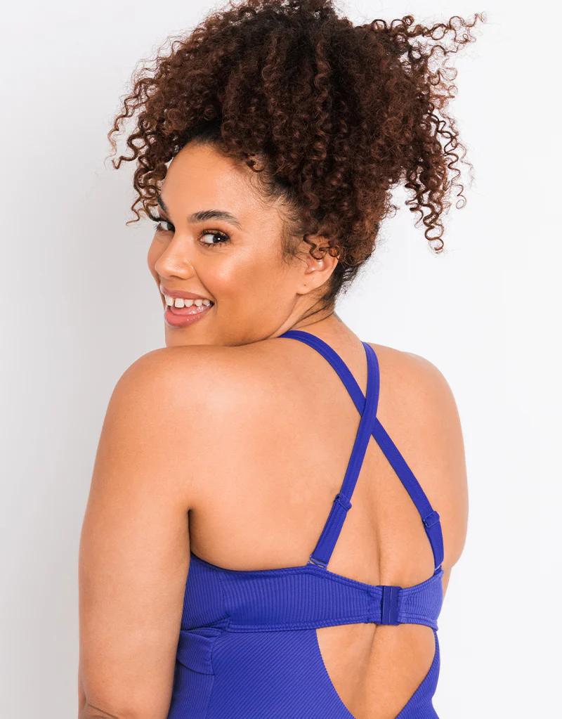 Curvy Kate Twist and Shout Non Wired Multiway Swimsuit Ultraviolet - Image 5