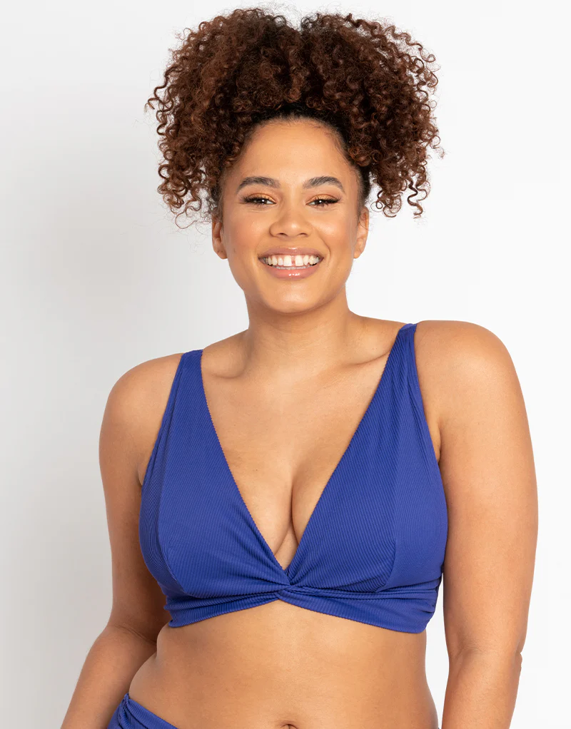 Curvy Kate Twist and Shout Non Wired Triangle Bikini Top Ultraviolet - Image 3