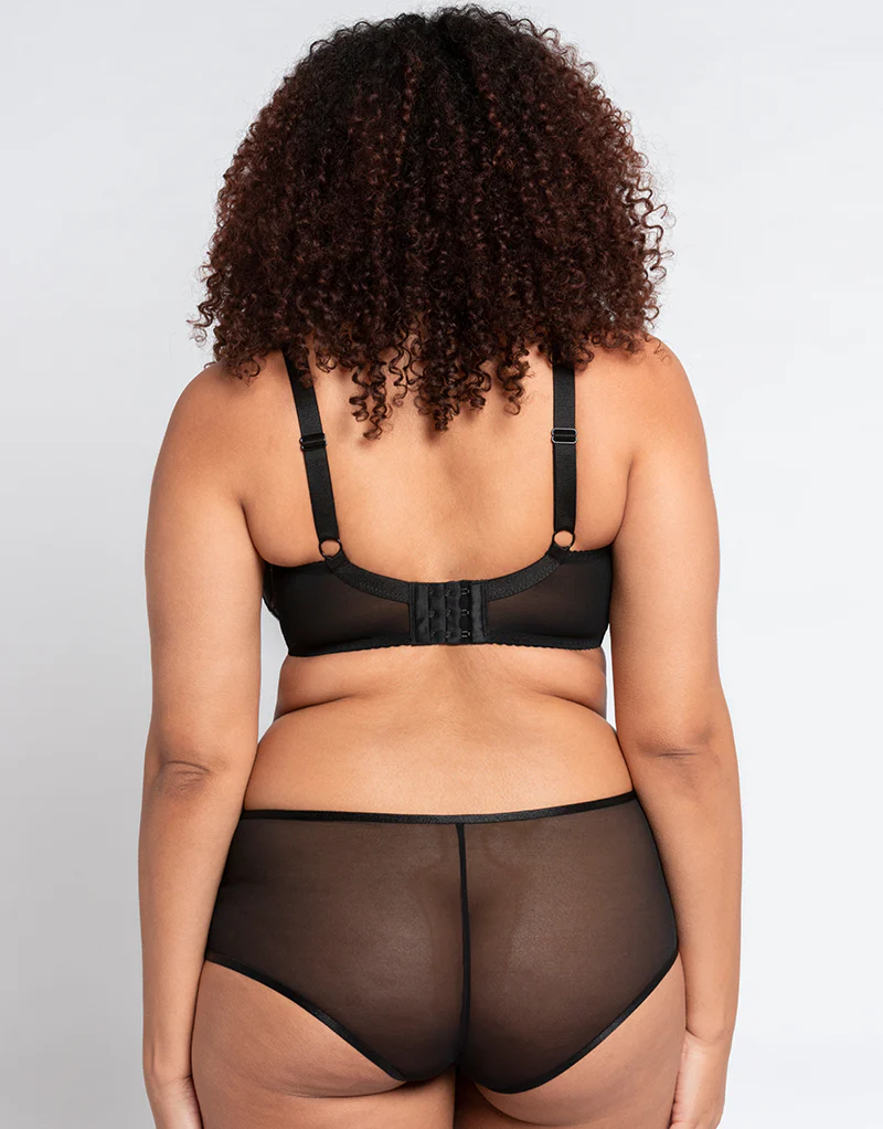Curvy Kate Victory Allure Balcony Bra Black/Blush - Image 6