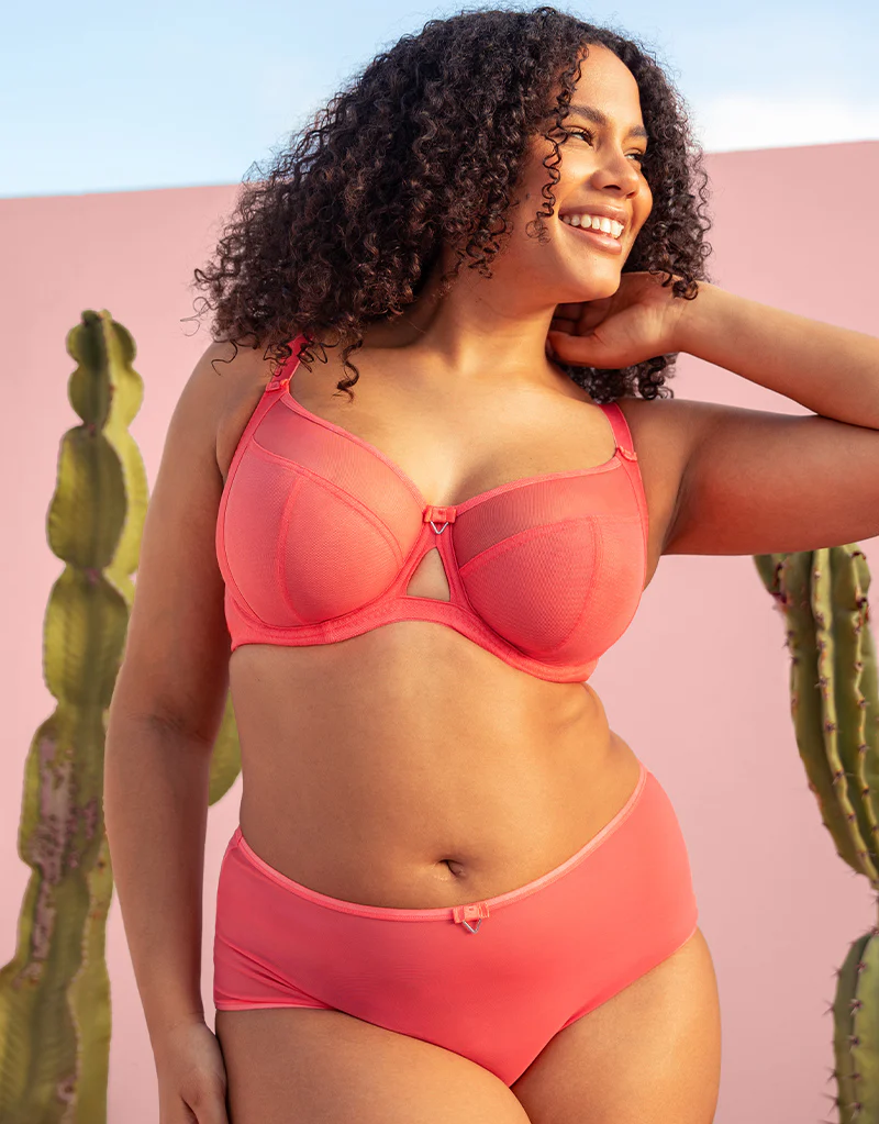 Curvy Kate Victory Side Support Balcony Bra Papaya - Image 2