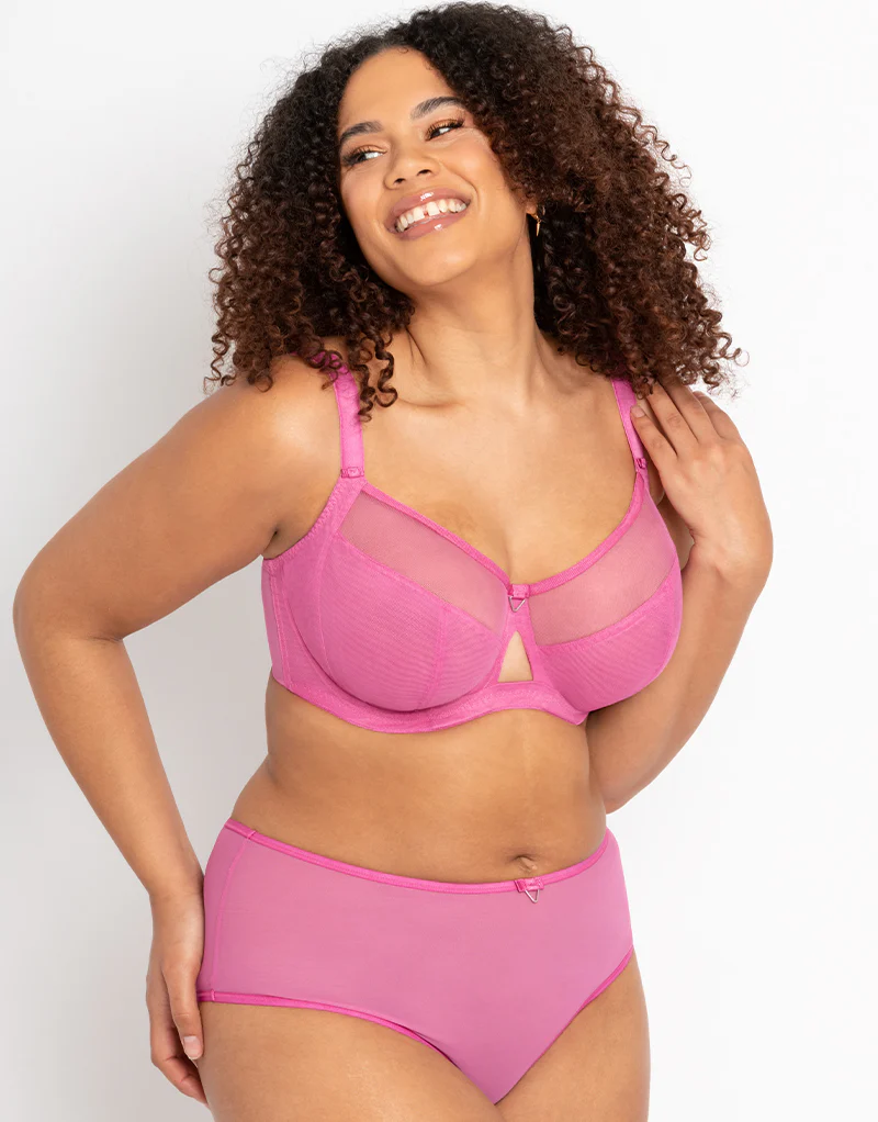 Curvy Kate Victory Side Support Balcony Bra Pink - Image 7