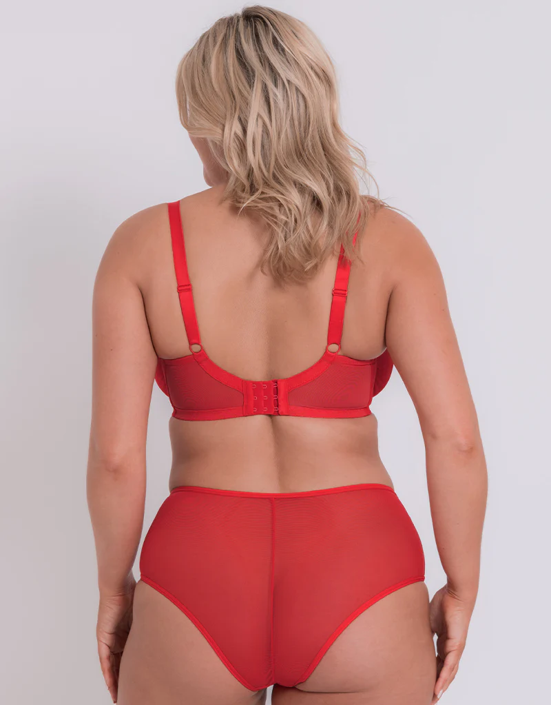 Curvy Kate Victory Side Support Balcony Bra Poppy Red - Image 6