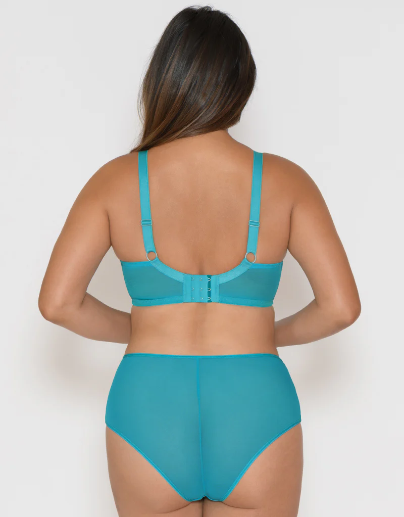 Curvy Kate Victory Side Support Balcony Bra Turquoise - Image 6
