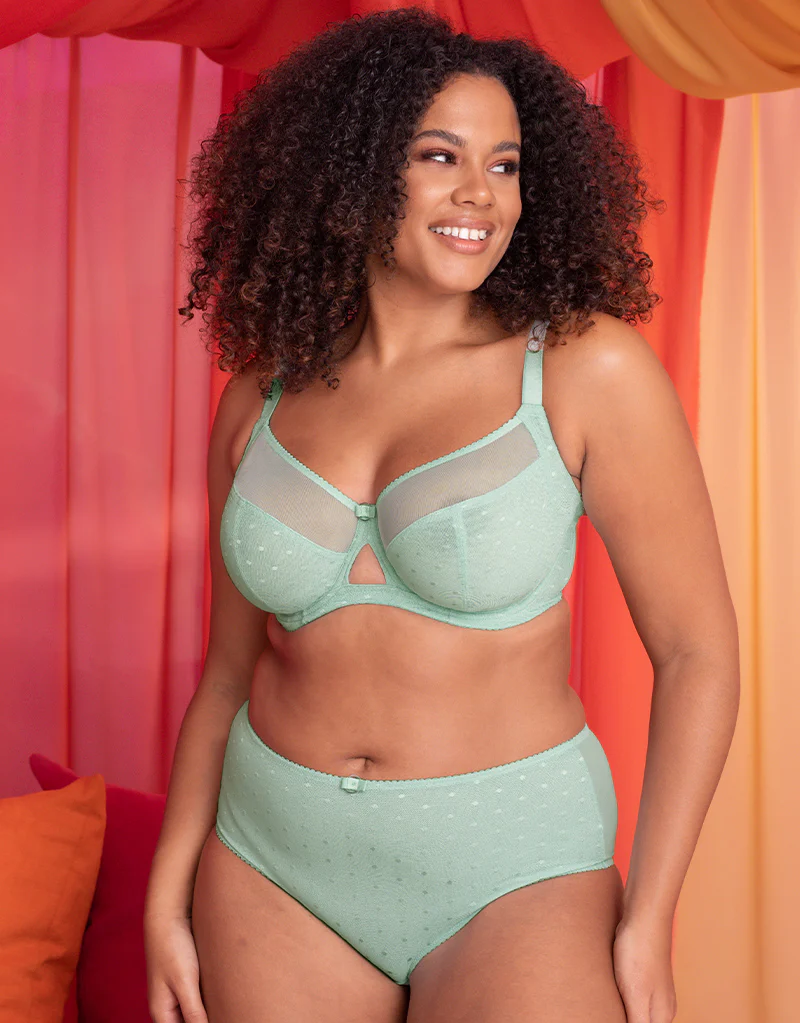 Curvy Kate Victory Polka Short Mint - Image 5