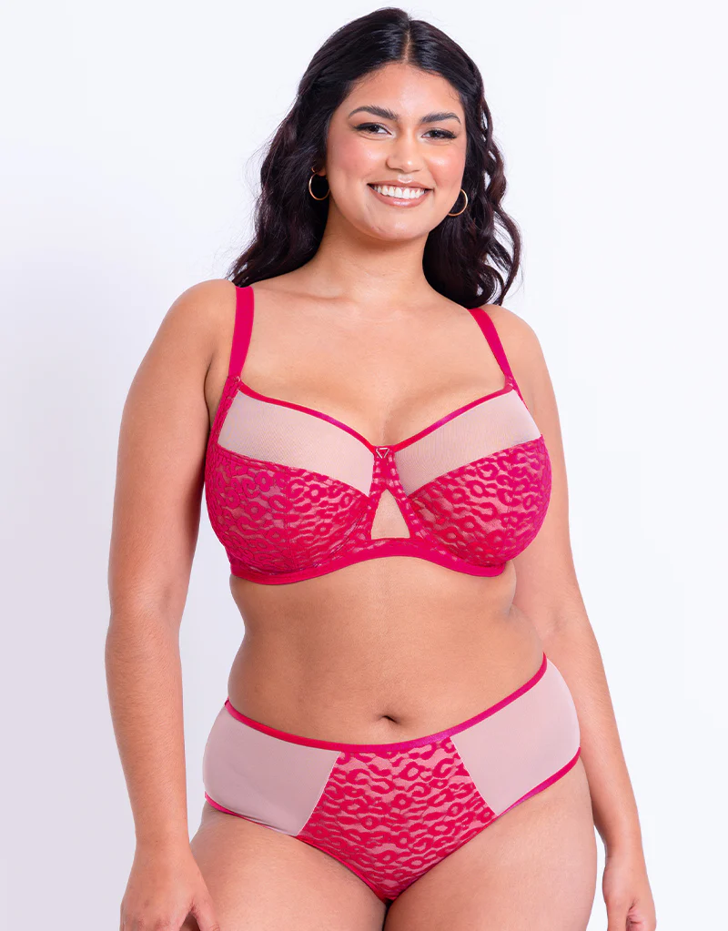 Curvy Kate Victory Wild Short Hot Pink/ Blush - Image 3