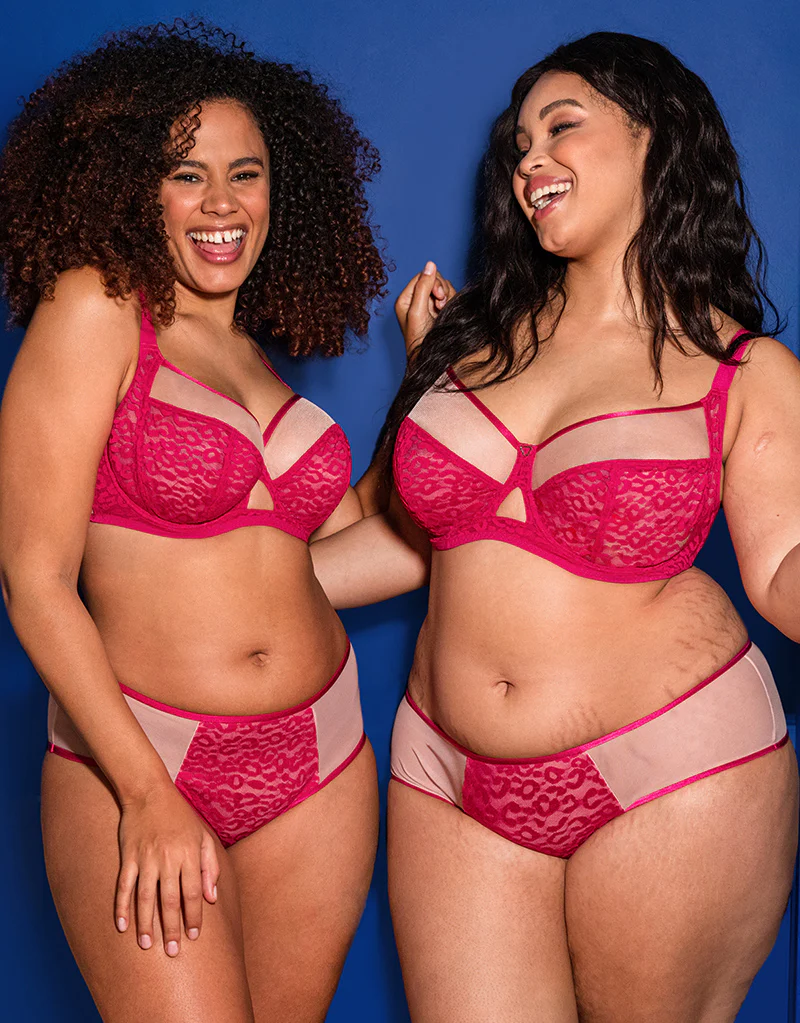 Curvy Kate Victory Wild Short Hot Pink/ Blush - Image 5