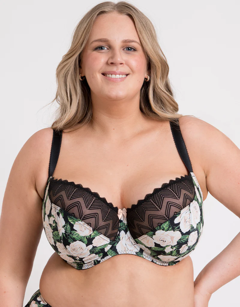 Curvy Kate Wild One Balcony Bra Floral Print - Image 3