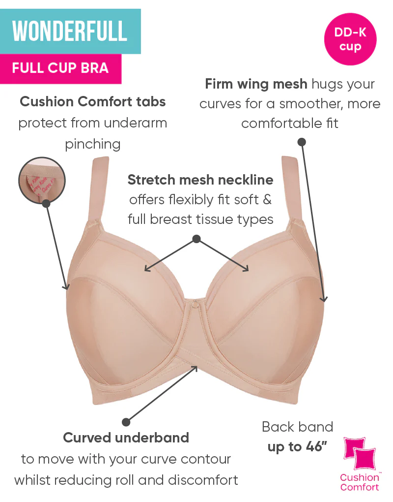Curvy Kate WonderFull Full Cup Bra Latte - Image 3
