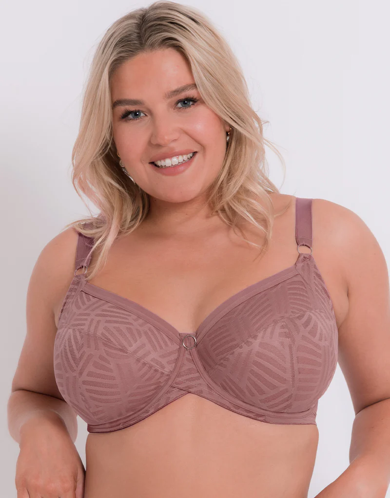 Curvy Kate WonderFull Vibe Full Cup Side Support Bra Dusty Rose - Image 3