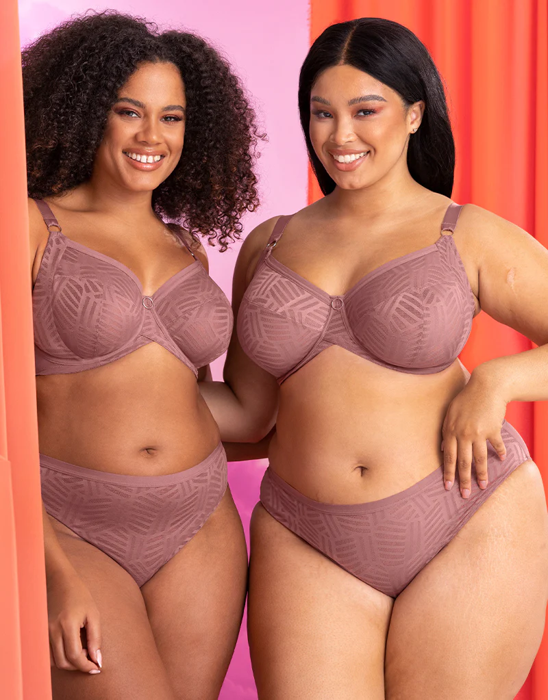Curvy Kate WonderFull Vibe Full Cup Side Support Bra Dusty Rose - Image 9